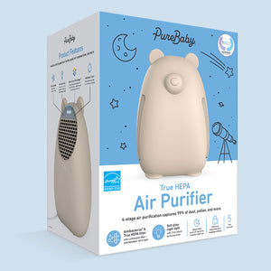 PureZone™ Kids Bear Air Purifier, Sweet Oat Packaging