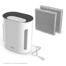Load image into Gallery viewer, Pure Enrichment True HEPA Air Filters Every 6 Months To Keep Your Air Clean And Pure.
PureZone™ True HEPA Air Purifier (PEAIRPLG) - 2-Pack Replacement Filters - Filters With Air Purifier Image. PureZone Air Purifier sold separately