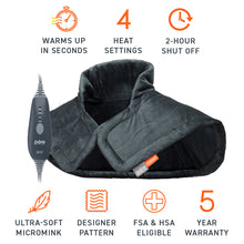 Load image into Gallery viewer, PureRelief™ Pro Far Infrared Neck & Shoulder Heating Pad | Pure Enrichment®
