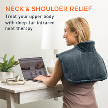 Load image into Gallery viewer, PureRelief™ Pro Far Infrared Neck & Shoulder Heating Pad | Pure Enrichment®