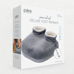 Pure Enrichment® PureRelief™ Deluxe Foot Warmer Packaging Image