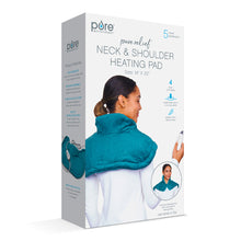 Load image into Gallery viewer, PureRelief® Neck &amp; Shoulder Heating Pad - Turquoise Blue