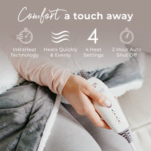 Load image into Gallery viewer, WeightedWarmth™ Weighted Throw Blanket with Heat | Pure Enrichment®