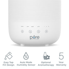 Load image into Gallery viewer, HUME™ Sense Bundle - 1 Humidifier, 1 Filter, & 10 Scent Pads | Pure Enrichment®