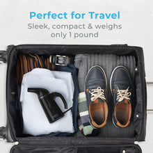 Load image into Gallery viewer, PureSteam™ Portable Fabric Steamer - Perfect For Travel - Sleek, Compact & Weighs Only 1 Pound