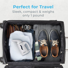 Load image into Gallery viewer, PureSteam™ Portable Fabric Steamer - Perfect For Travel - Sleek, Compact & Weighs Only 1 Pound