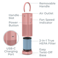 Load image into Gallery viewer, PureZone™ Mini Portable Air Purifier | Pure Enrichment®