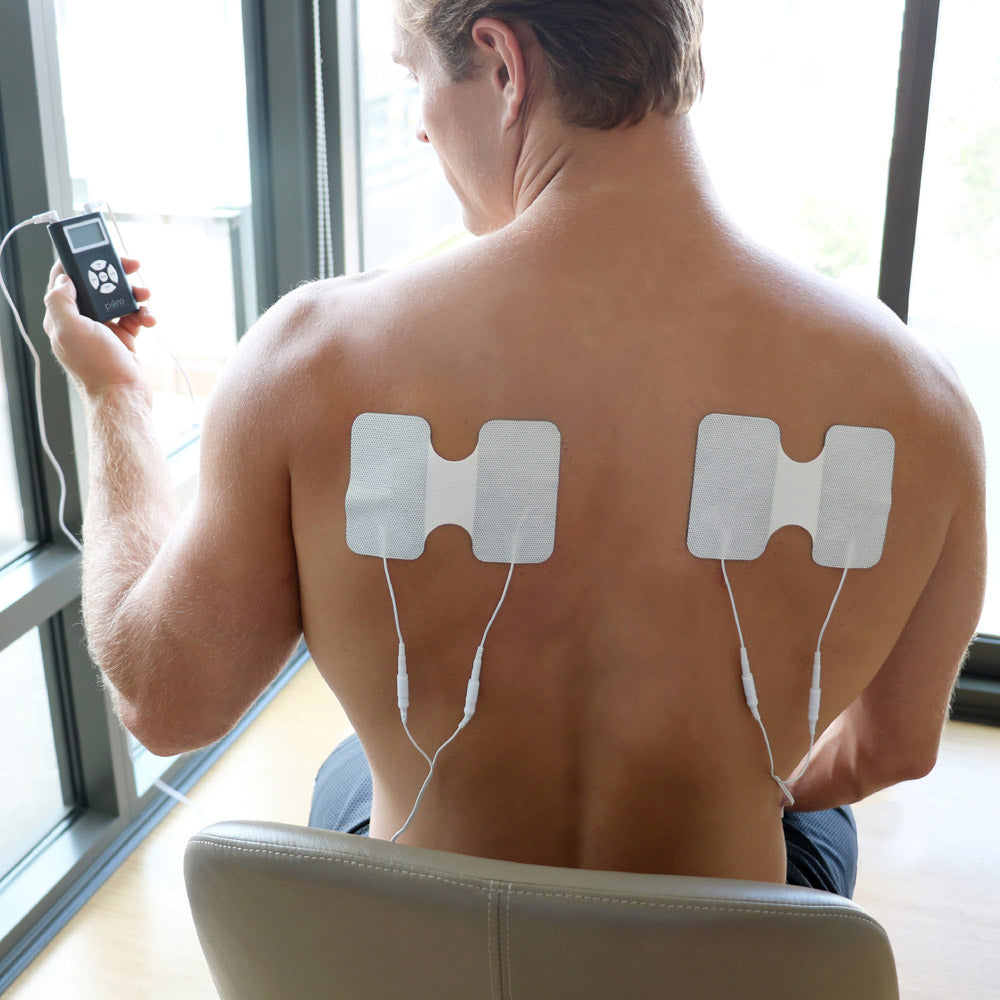 Back Wrap, Black - Heated with TENS Unit for Back Pain