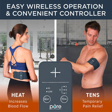 Load image into Gallery viewer, PurePulse Go™ Wireless TENS Therapy + Heat | Pure Enrichment®