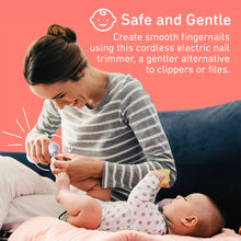 Load image into Gallery viewer, PureBaby® Electric Nail Trimmer - Safe And Gentle - Create Smooth Fingernails Using This Cordless Electric Nail Trimmer, A Gentler Alternative To Clippers Or Files