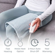 Load image into Gallery viewer, PureRelief® Express Designer Series Heating Pad | Cerulean Diamond
