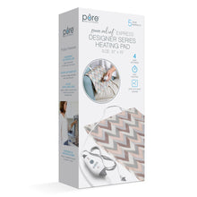 Load image into Gallery viewer, PureRelief® Express Designer Series Heating Pad | Desert Herringbone