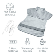 Load image into Gallery viewer, WeightedWarmth™ 3-in-1 Back & Neck Heating Pad | Pure Enrichment®