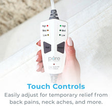 Load image into Gallery viewer, WeightedWarmth™ 3-in-1 Back & Neck Heating Pad | Pure Enrichment®