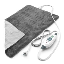 Load image into Gallery viewer, PureRelief® XL – King Size Heating Pad - Charcoal Gray