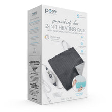 Load image into Gallery viewer, PureRelief® Duo 2-in-1 Heating Pad - Gray | Pure Enrichment®