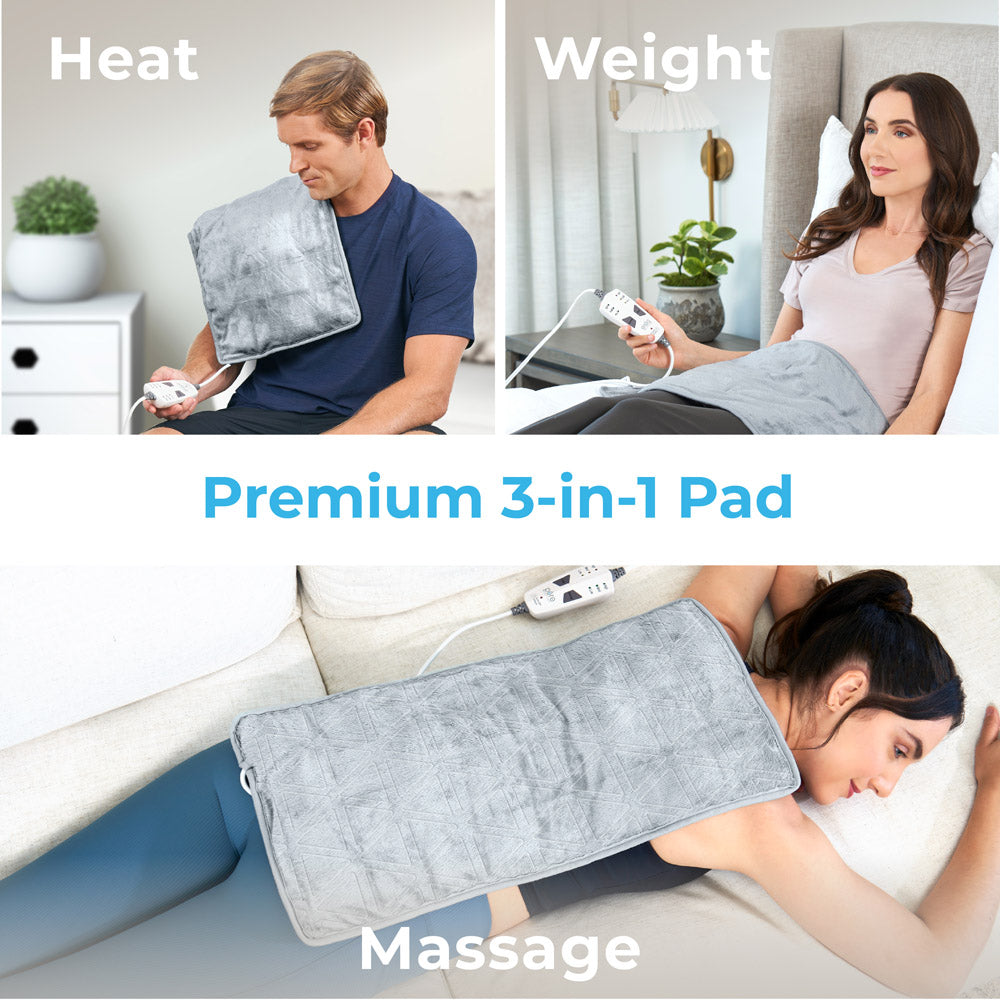 WeightedWarmth 3-in-1 Heating Pad | Pure Enrichment WeightedWarmth 3-in-1 Heating Pad | Pure Enrichment