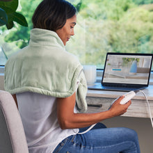 Load image into Gallery viewer, WeightedWarmth™ Weighted Neck and Shoulder Heating Pad | Pure Enrichment®