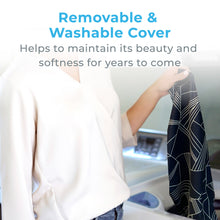 Load image into Gallery viewer, PureRelief® Express Designer Series Heating Pad 12" x 24" | Navy Graphic