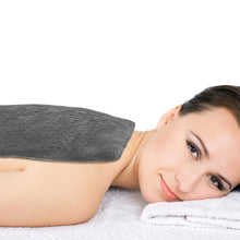 Load image into Gallery viewer, PureRelief® Deluxe Heating Pad - Gray - Lifestyle Image