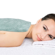 Load image into Gallery viewer, PureRelief® Deluxe Heating Pad - Sea Glass - Lifestyle Image