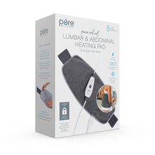Load image into Gallery viewer, PureRelief® Lumbar &amp; Abdominal Heating Pad