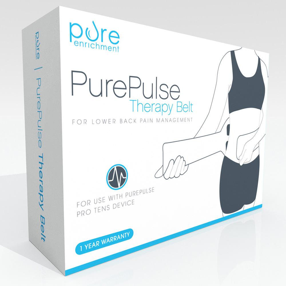 Pure Enrichment PurePulse Go Wireless Tens Therapy + Heat, Black