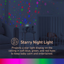 Load image into Gallery viewer, PureBaby® Sound Sleepers Sound Machine and Star Projector - Elephant | Pure Enrichment®