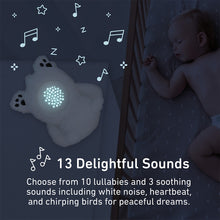 Load image into Gallery viewer, PureBaby® Sound Sleepers Sound Machine and Star Projector - Polar Bear | Pure Enrichment®