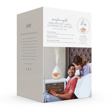 Load image into Gallery viewer, PureGlow™ Crystal Himalayan Salt Rock Lamp & Essential Oil Diffuser | Marble