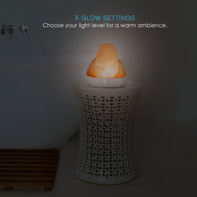 Load image into Gallery viewer, PureGlow™ Salt Lamp & Ultrasonic Oil Diffuser - Pure Enrichment®