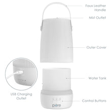 Load image into Gallery viewer, PureSpa™ Zen Cordless Essential Oil Diffuser &amp; Light