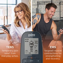 Load image into Gallery viewer, PurePulse™ Trio TENS & EMS Muscle Stimulator + Heat | Pure Enrichment®