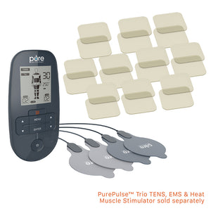 PurePulse™ Trio Reusable Electrode Gel Patches - 5 Pack (20 Patches) | Pure Enrichment®