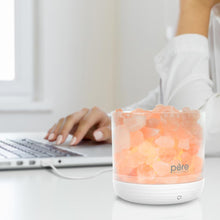 Load image into Gallery viewer, PureGlow™ USB Salt Lamp