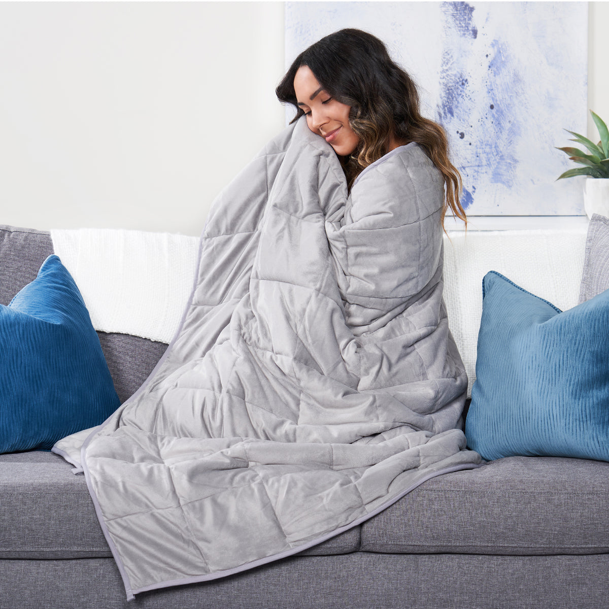 PureComfort™ Weighted Blanket For Better Sleep & Relaxation – Pure  Enrichment