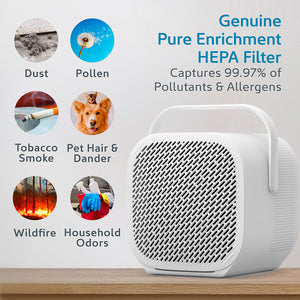PureZone™ True HEPA Air Purifier (PEACBFIL) - Replacement Filter - Genuine Pure Enrichment HEPA Filter - Captures 99.97% Of Pollutants & Allergens