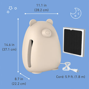 PureBaby® Bear Air Purifier - Sweet Oat | Dimensions