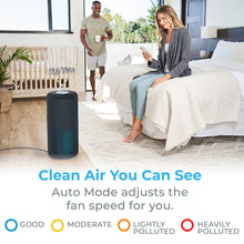 Load image into Gallery viewer, Pure Enrichment® PureZone™ Turbo Smart Air Purifier - Graphite | Clean Air You Can See - Auto Mode Adjusts The Fan Speed For You.