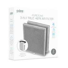 Load image into Gallery viewer, PureZone™ True HEPA Air Purifier (PEAIRPLG) - 2-Pack Replacement Filters - Packaging Image