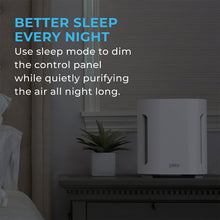 Load image into Gallery viewer, PureZone™ True HEPA Air Purifier - White. Better Sleep Every Night
