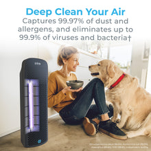 Load image into Gallery viewer, PureZone™ Elite 4-in-1 True HEPA Air Purifier - Graphite | Deep Clean Your Air - Captures 99.97% Of Dust And Allergens, And Eliminates Up To 99.9% Of Viruses And Bacteria