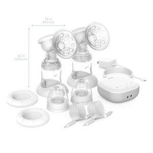 PureBaby® Double Electric Breast Pump | What's In The Box + Dimensions