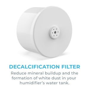 MistAire™ Eva 4-Speed Evaporative Humidifier (PEHUMEVA) - Replacement Filter - Decalcification Filter - Reduce Mineral Buildup And The Formation Of White Dust In Your Humidifier’s Water Tank