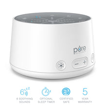 Load image into Gallery viewer, DOZE™ Sound Machine &amp; Sleep Therapy Light | Features 6 Soothing Sounds, Optional Sleep Timer, Certified Safe, And A 5-Year Warranty