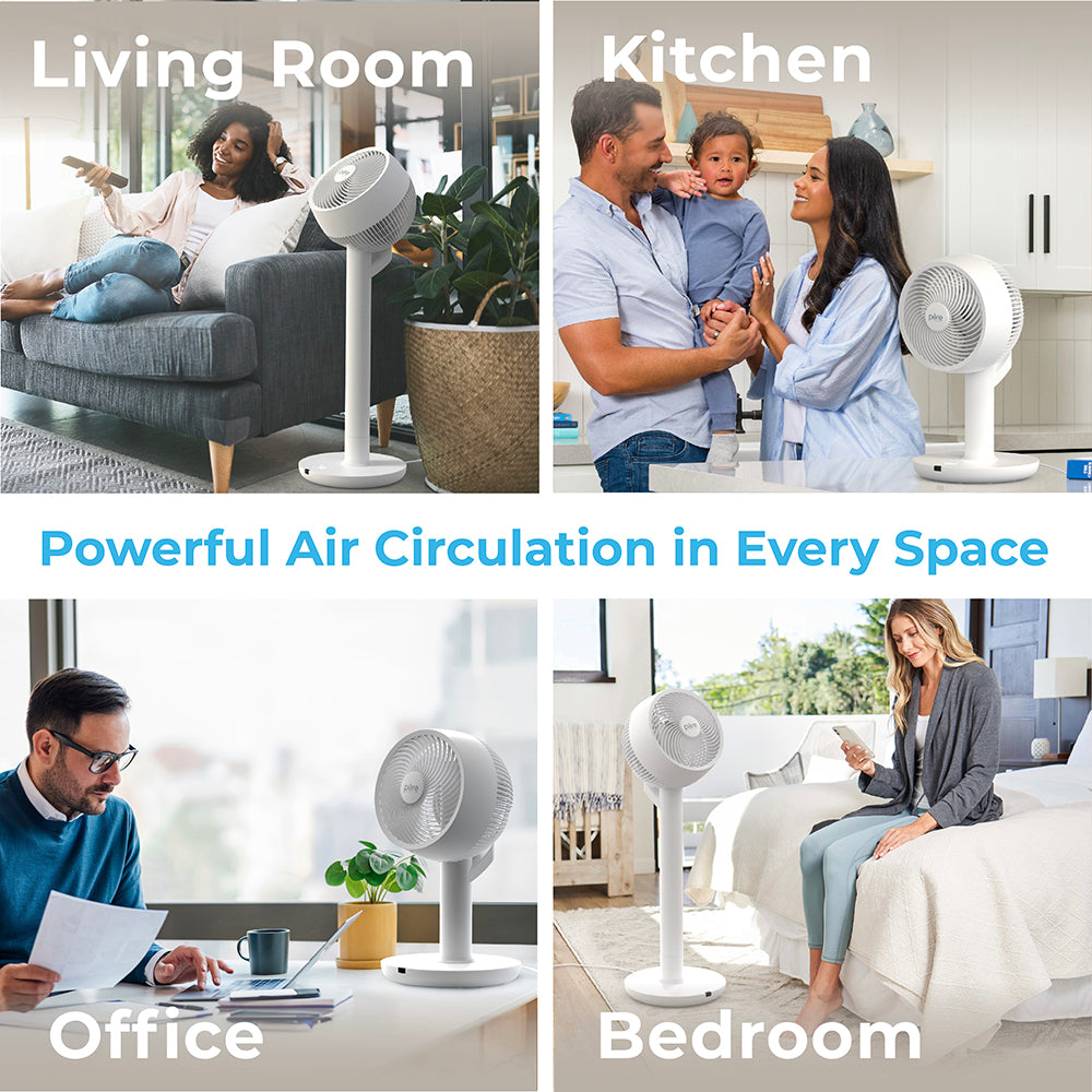 2-in-1 Circulating Floor & Desk Fan | Pure Enrichment®