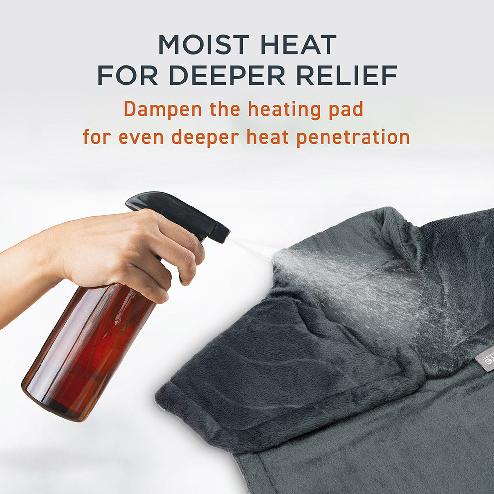 PureRelief® Pro Far Infrared Back & Neck Heating Pad Pure Enrichment®