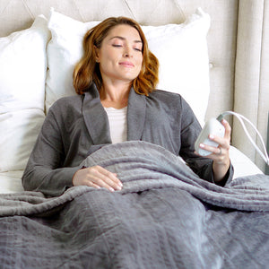 PureRelief® Deluxe Heated Blanket Pure Enrichment® Official Site