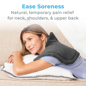 PureRelief® Neck & Shoulder Heating Pad - Charcoal Gary