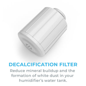 MistAire™ XL Humidifier (PEHUMLRG) - Humidifier Decalcification Cartridge Filter - Decalcification Filter - Reduce Mineral Buildup And The Formation Of White Dust In Your Humidifier’s Water Tank